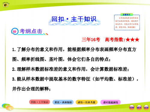 配套课件102统计图表数据的数字特征用样本估