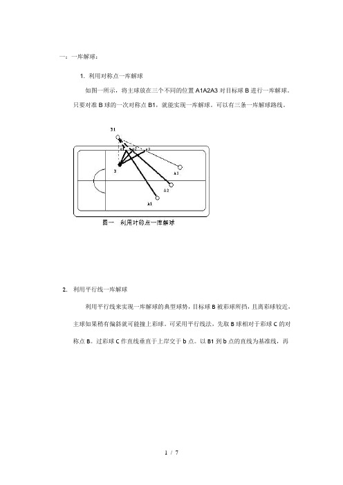 斯诺克解球