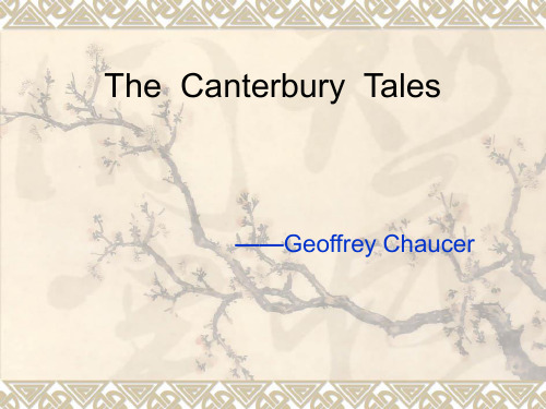 The  Canterbury  Tales