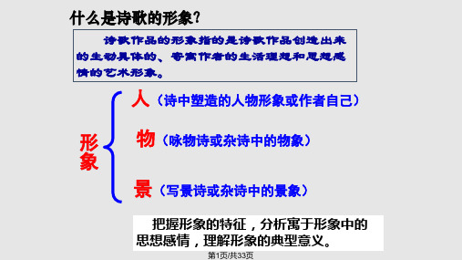 高三诗歌鉴赏形象之人物形象张PPT课件