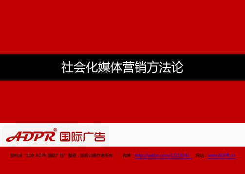 社会化媒体营销方法论