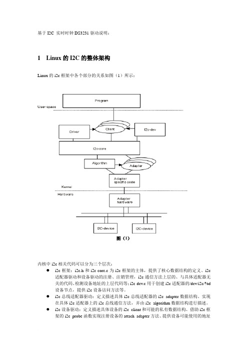 基于iic ds3231 linux驱动说明