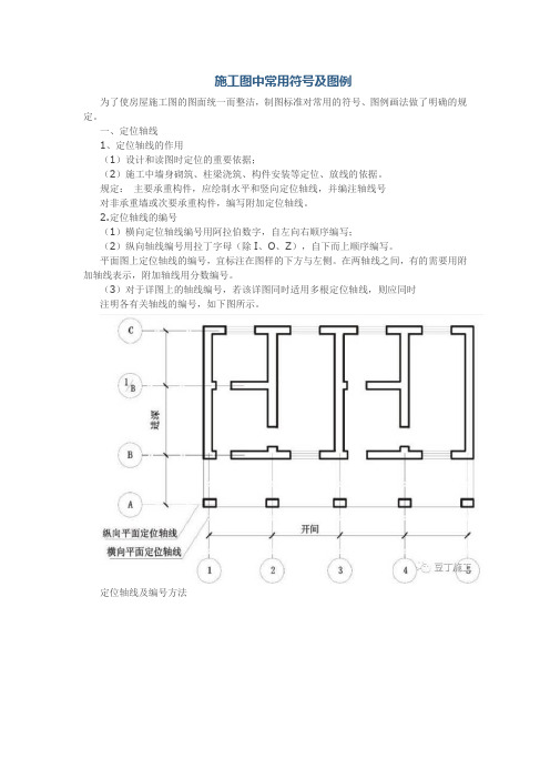 施工图中常用符号及图例