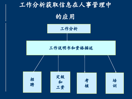 工作分析和招聘PPT课件