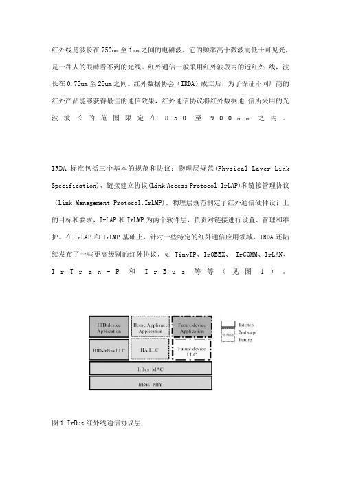 红外线通信协议IrDA