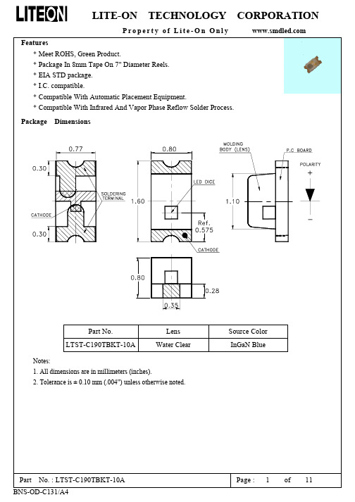 LTST-C190TBKT-10A