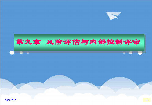 内部控制 九章风险评估与内部控制评审 精品