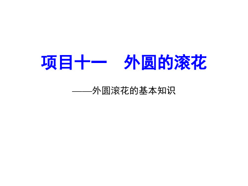 中职教育-《车工技术项目训练教程》课件：项目11.1 外圆滚花的基本知识.ppt