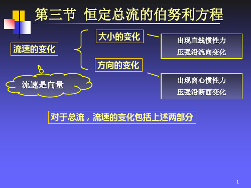 流体力学伯努利方程及动量方程