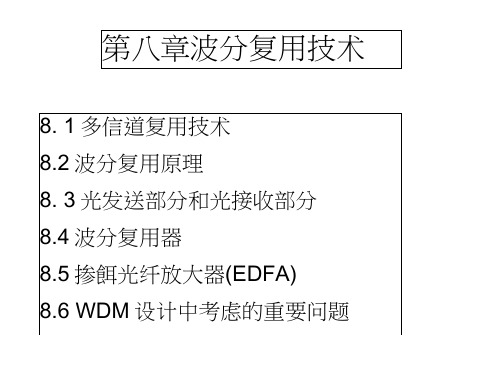 波分复用技术PPT课件.docx