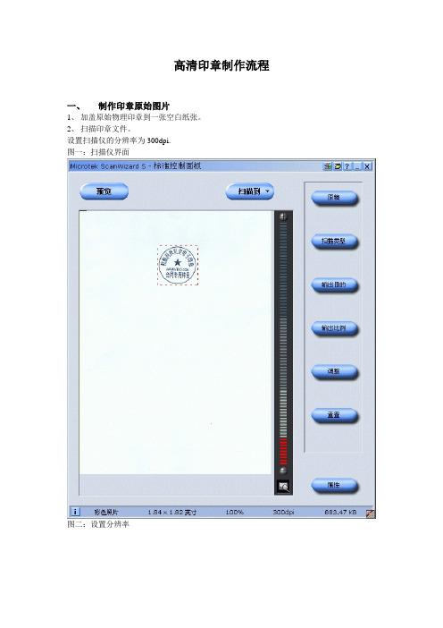 NTKO电子印章制作流程