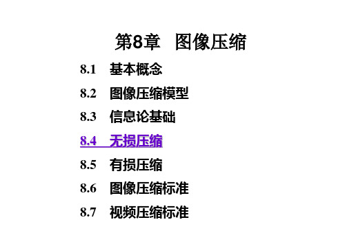 数字图像处理(冈萨雷斯)-8 无损压缩