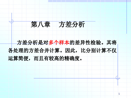 植物营养研究法8章方差分析