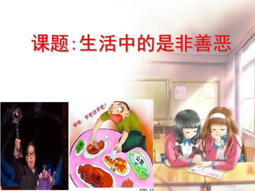 生活中有是非善恶.ppt课件二