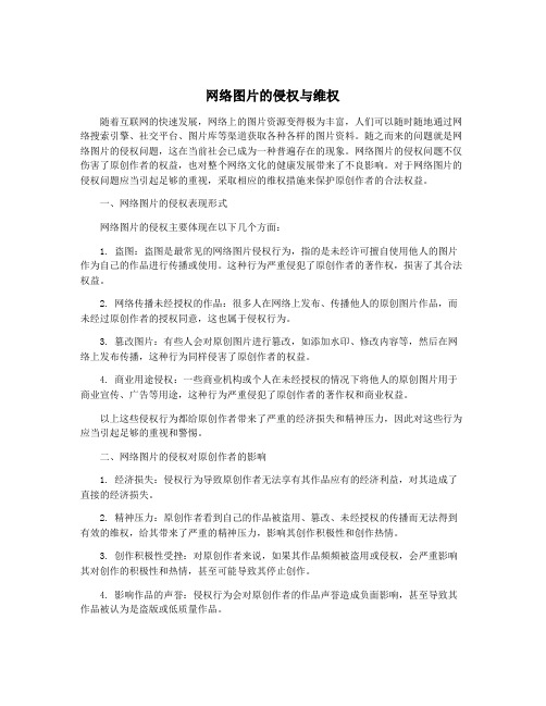 网络图片的侵权与维权