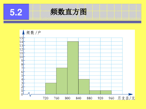 湘教版八年级数学下册5.2频数直方图