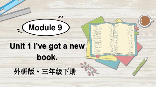 外研版三起三年级英语下册Module 9 Unit 1 I’ve got a new book课件