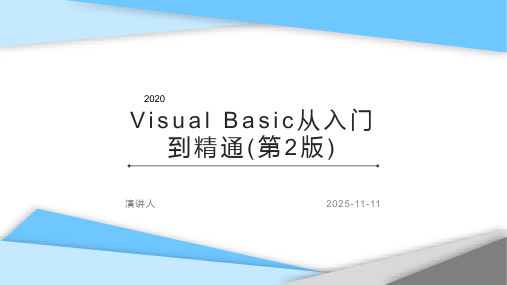 Visual Basic从入门到精通(第2版)