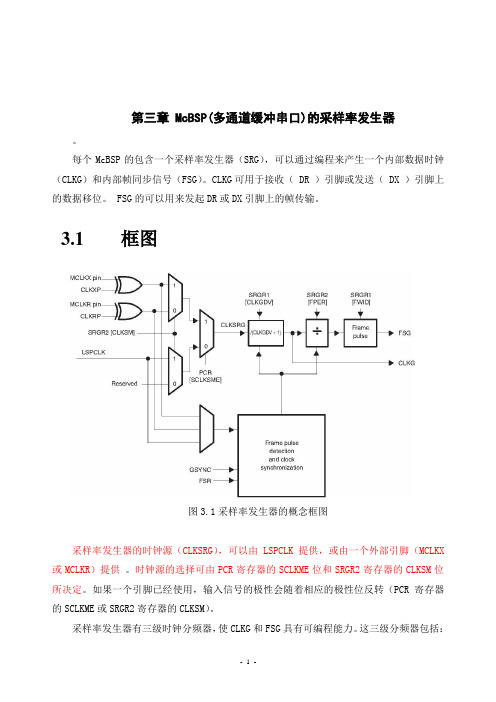 TMS320x2833x Multichannel Buffered Serial Port (McBSP) Reference Guide翻译第三章译文