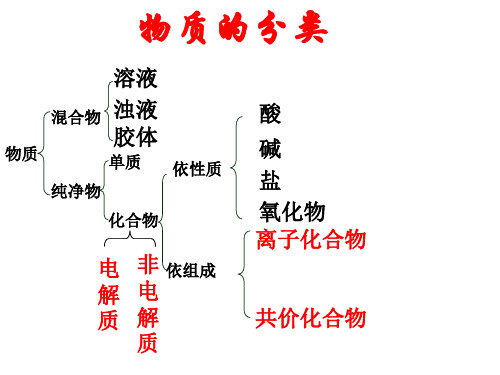 高一化学电解质与非电解质精品PPT课件