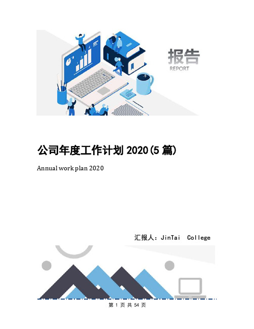 公司年度工作计划2020(5篇)