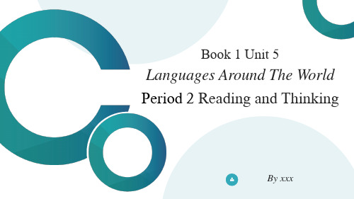 Unit5+Language+around+the+world--Reading+说课课件