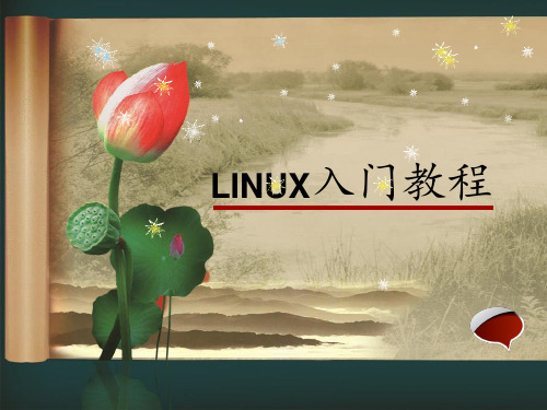 LINUX入门教程 ppt课件