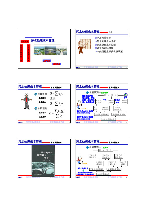 污水处理成本管理