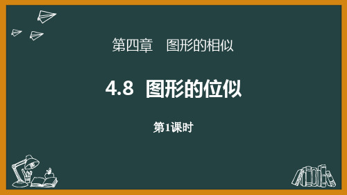 北师大版九年级数学上册《图形的相似——图形的位似》教学PPT课件(2篇)