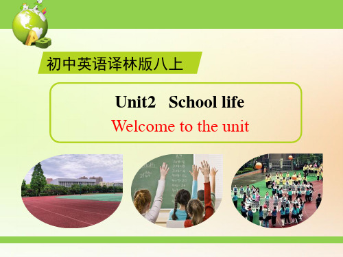 2021—2022学年牛津译林版八年级英语上册Unit2课件