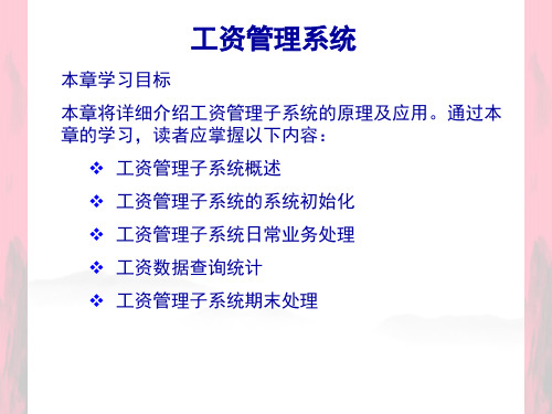 会计信息系统实用教程第六章20页PPT