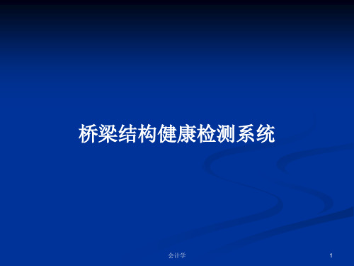 桥梁结构健康检测系统PPT学习教案