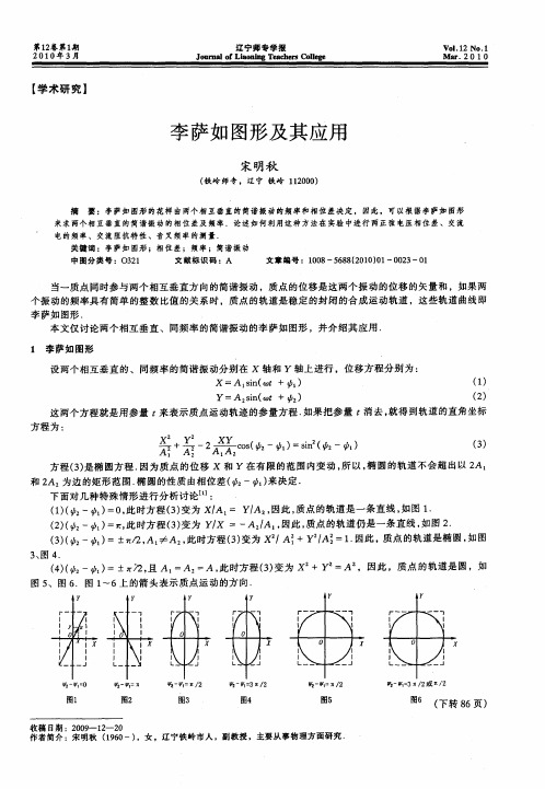 李萨如图形及其应用