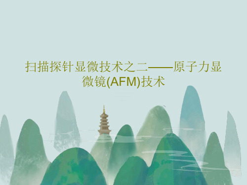 扫描探针显微技术之二——原子力显微镜(AFM)技术PPT54页