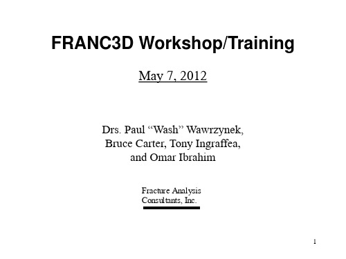 FRANC3D_V6_Training_June 2012