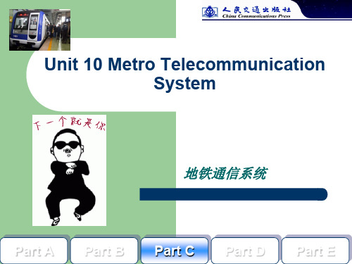 地铁客运服务英语课件第十单元教材课件moban