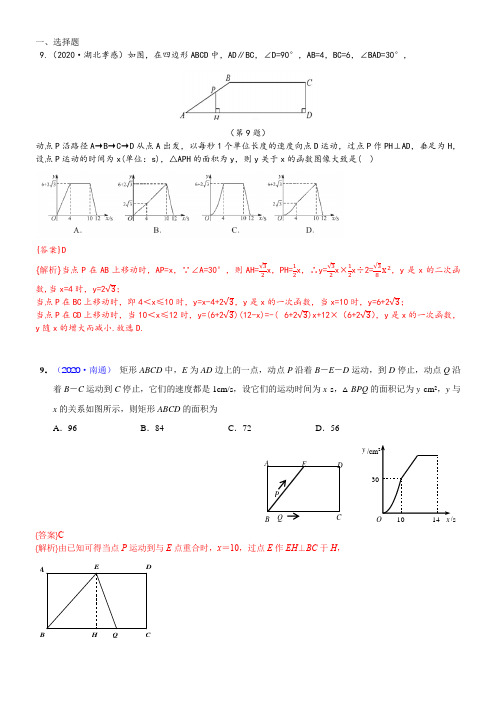 知识点50  动态型问题2021