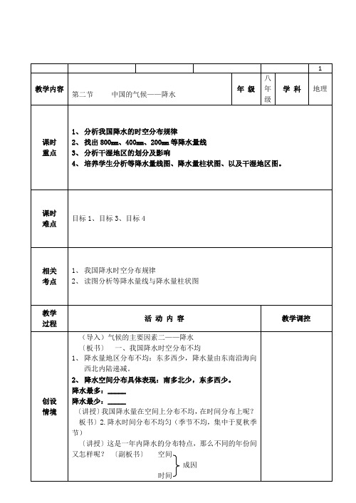 第二章中国的自然环境 第二节中国的气候—降水