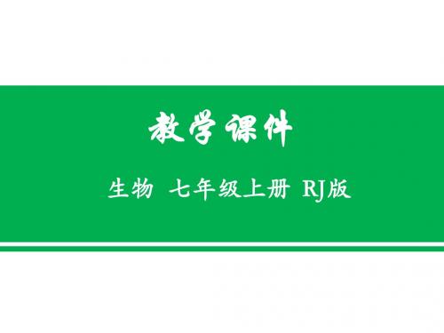 人教版七年级生物上册教学课件：第三单元 第一章 第二节 种子植物 (共26张PPT)