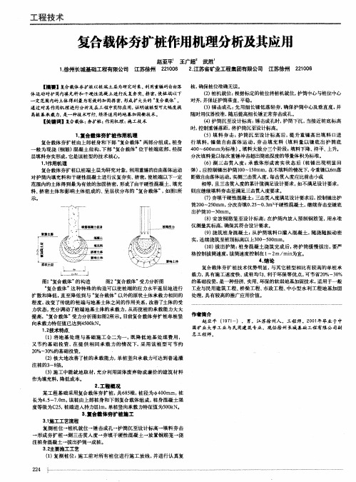 复合载体夯扩桩作用机理分析及其应用