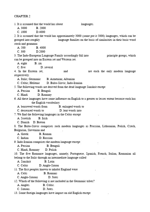 英语词汇学课件Chapter 2