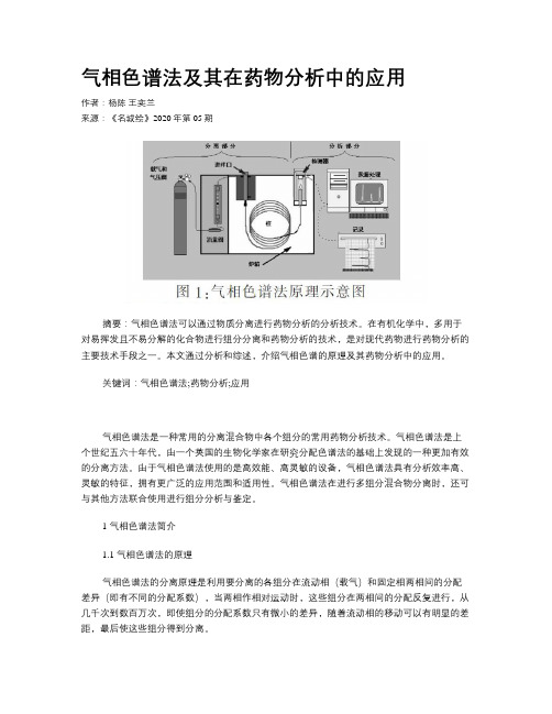 气相色谱法及其在药物分析中的应用