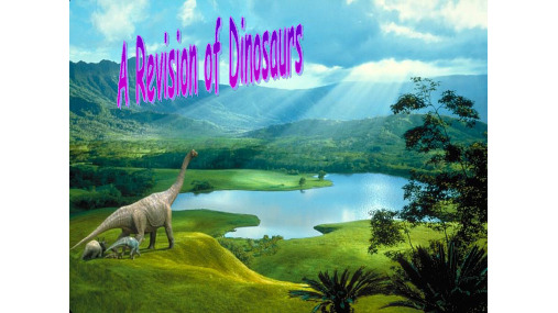 Unit 5 A Revision of Dinosaurs(课件)新派英语课标版二年级下册