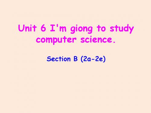2015年秋八年级英语上册(人教版)课件unit6sectionB(2a-2e)(10ppt)