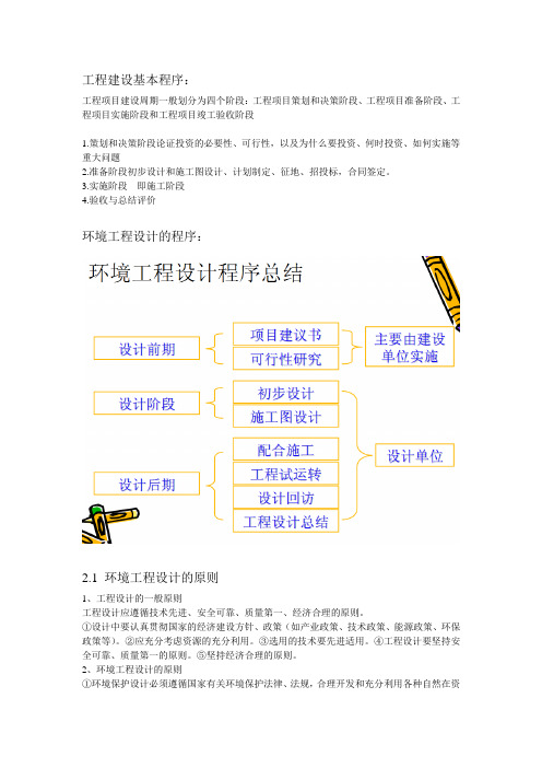 环境工程设计基础复习内容