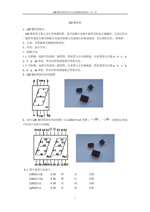 LED数码管