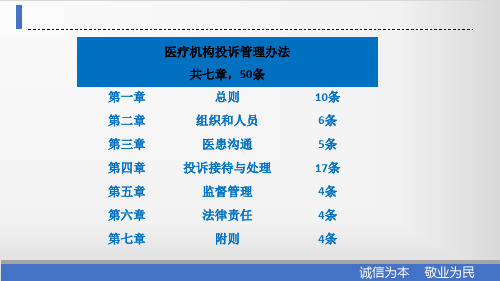 医院投诉管理办法PPT42页chul