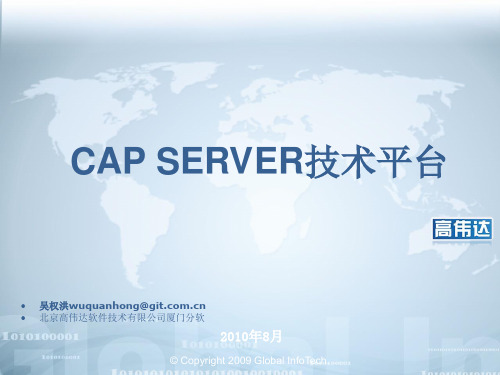 CAP SERVER平台介绍