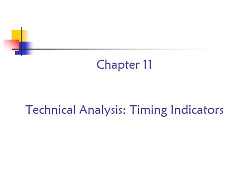 Chapter 11 Timing Indicators 国际期货市场运作(英文 教学课件)