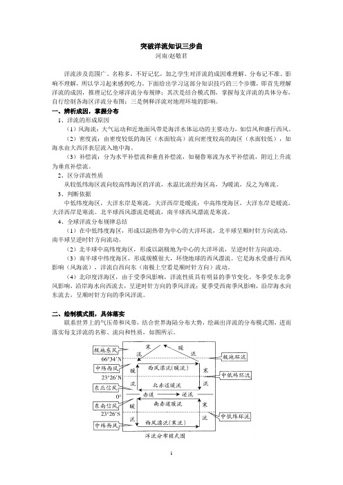 高中地理(部分知识点及难点)讲解